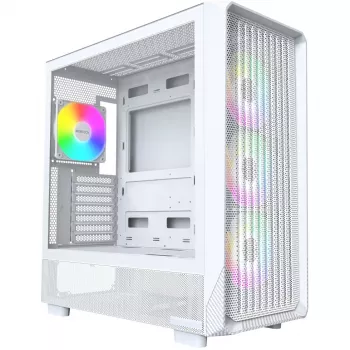 PC Case Montech X5 Midi Tower Valge ATX 3x140mm Fans
