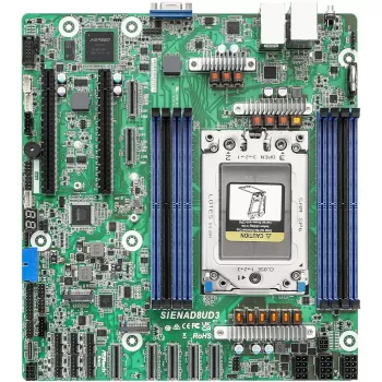 Emaplaat ASRock SIENAD8UD3, AMD 800 seeria, pesa SP6, micro-ATX