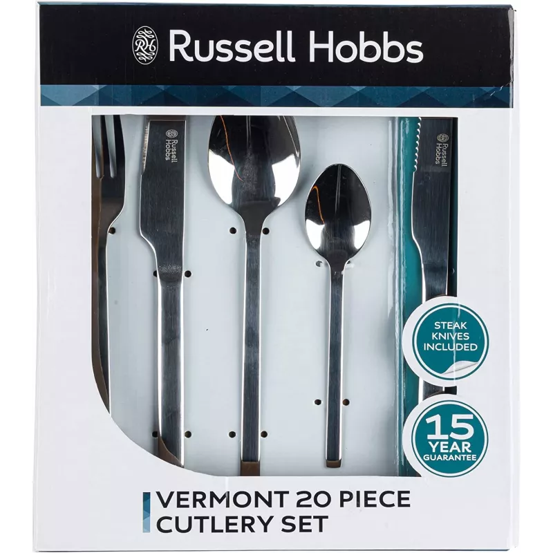 Söögiriistade komplekt Russell Hobbs RH00855EU — 20-osaline roostevaba terasest serviis