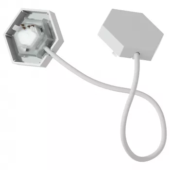 Valgustuspistik Nanoleaf Flex — valge, 0,24 m kaabel, 3 tk komplekt