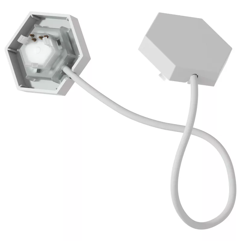Valgustuspistik Nanoleaf Flex — valge, 0,24 m kaabel, 3 tk komplekt