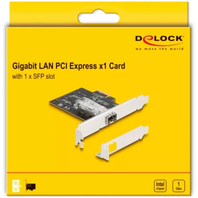 DeLOCK 88318 PCI Express x1 võrgukaart, 1 x SFP Gigabit LAN