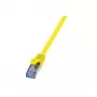 Võrgukaabel LogiLink 1,5m Cat.6A RJ-45 S/FTP Kollane