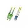 Microconnect FIB841010 InfiniBand/kiudoptiline kaabel 10 m SC LC Kollane