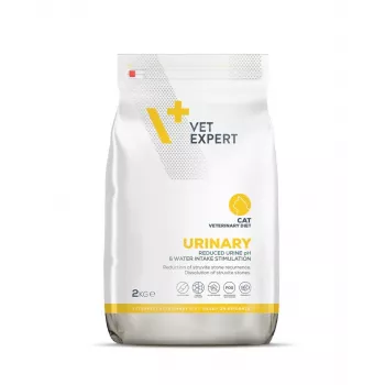 Kuiv kassitoit VETEXPERT Veterinary Diet Urinary, 2 kg — linnuliha, 33% valku, 23% rasva