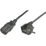 Toitekaabel LOGON TC005NC C13-CEE7/5, 0,5 m, eemaldatav toitejuhe
