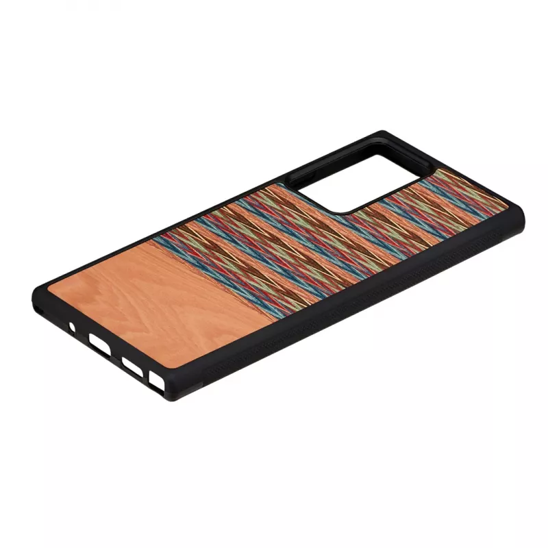 Nutitelefoni ümbris man and wood Galaxy Note 20 Ultra pruun ruuduline must