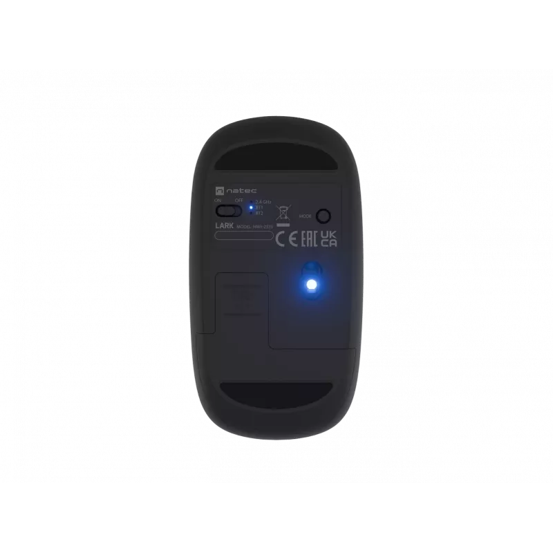 Nateci hiir | Lark | Juhtmevaba | 2,4 GHz, Bluetooth | Antratsiit