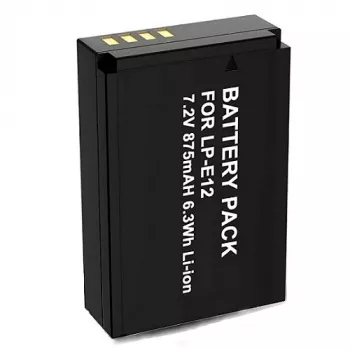 Laetav kaamera aku extra digital LP-E12 7,2 V 875 mAh