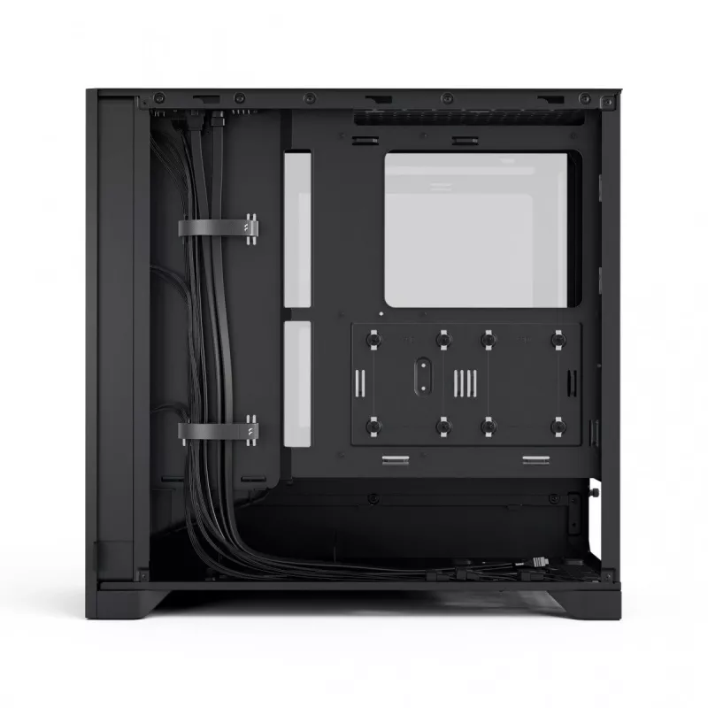 Fractal Design Pop 2 Air Must Solid mid-torniga arvutikorpus — ATX tugi, 3x 120 mm esiventilaatorit, 2,5/3,5 tollised kettapesad, 215×481×462 mm