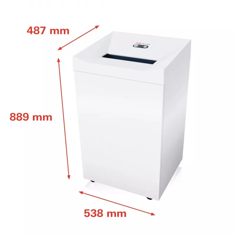 Paberipurustaja HSM Pure 630 osakeste lõikus 31 cm 700 W valge
