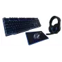 Klaviatuur ja hiir komplektis Rebeltec SHERMAN Gaming USB QZERTY Inglise Must