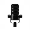 Stuudiomikrofon RØDE PodMic USB — kardioidne XLR/USB, 24-bit/48 kHz, USB-C, kõrvaklapiväljund, pöörlev helitugevus, must
