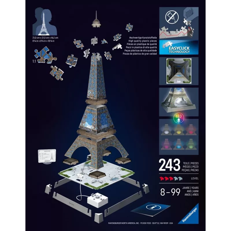 Puzzle 3D Eiffeli torn