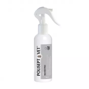 Antiseptiline sprei JM Sante Polisept Vet Silver Pro 200 ml — veterinaarne haava- ja nahasprei loomadele