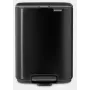Pedal Bin BRABANTIA Bo 4L, matt must, 4 L mahutavus, pedaaliga