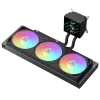 Gamemax CPU vedelikjahuti | GLACIER 360 LCD BK | Intel, AMD