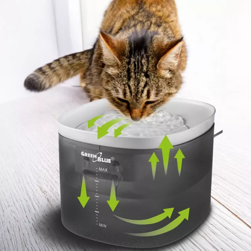 Automaatne lemmikloomajoodik GreenBlue GB392, 2L mahutavus, BPA-vaba