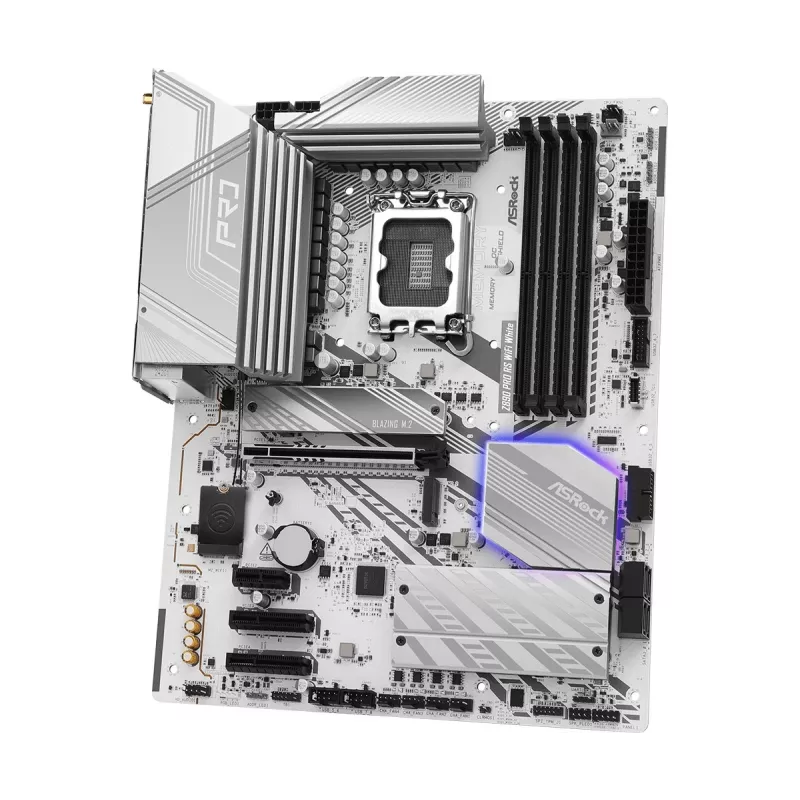 Emaplaat ASRock Z890 Pro RS WiFi White Intel Z890 LGA 1851 ATX
