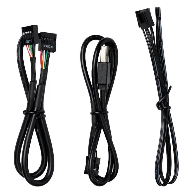 USB- ja PWM-jaotur Lian Li EDGE HUB EG-HUB01B — 4× USB, 6× PWM-ventilaatoriporti