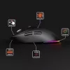 Juhtmeta hiir MEDIA-TECH MT1124 BT/RF Silent & Recharge — mõlemakäeline, 3200 DPI, Bluetooth + 2,4 GHz USB, 6 nuppu, laetav