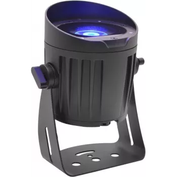 Välis-LED-prožektor EUROLITE 15W RGBW QuickDMX maanduspiigiga