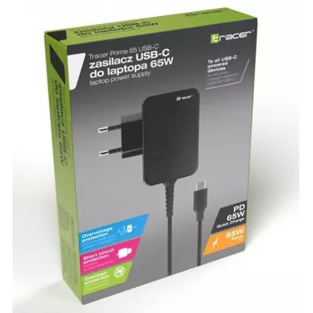 toiteadapter for Notebook Prime 65W USB C