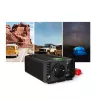 GREEN CELL Auto võimsusmuundur 12V kuni 230V 150W/300W puhas siinus