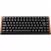 Keychron K2 HE (schwarz/holz, DE-Layout, Gateron Double-Rail Magnetic Nebula, Aluminiumrahmen)