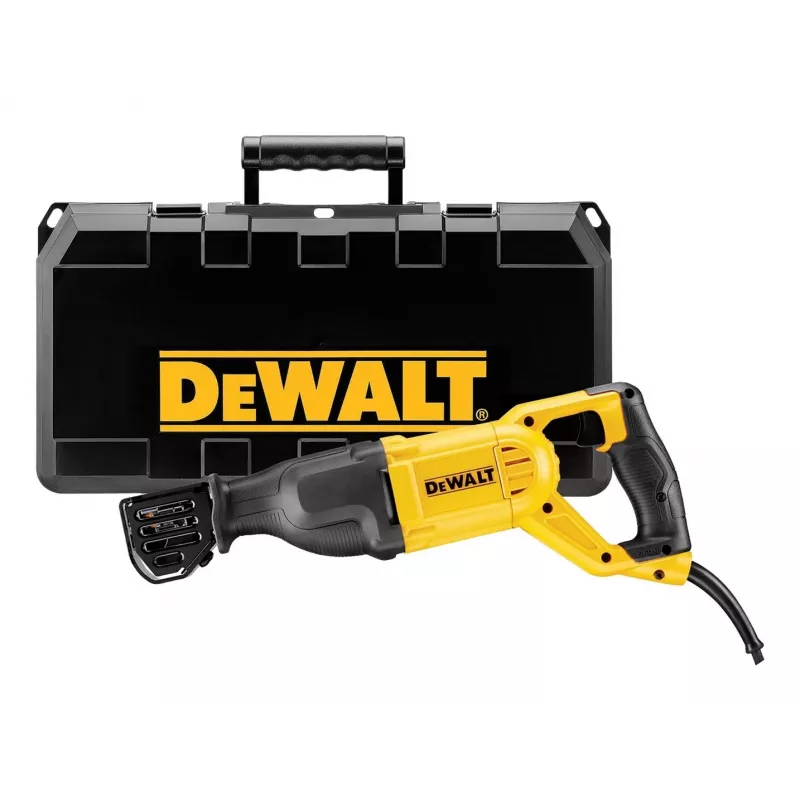 Kolbsaag DeWALT DWE305PK, 1100 W, käik 29 mm, max 2800 käiku/min, lõikesügavus puidul 280 mm, metallil 100 mm, kaal 3,5 kg