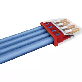 Wago klemmliitmik 4-pooluseline 0,5–2,5 mm² 24 A 400 V