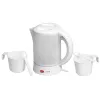 Elektriline veekeetja LAFE LAFCZA45865, roostevaba teras, 0,6 L, 600 W, helehall, hingedega lukustatav kaas