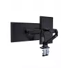 Monitorialuse alus GEMBIRD MA-DA2-03 kuni 35-tollistele ekraanidele, klamber, VESA 75x75–100x100, 20 kg, must, kahe ekraani tugi
