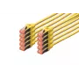 Võrgukaabel Digitus CAT 6 S/FTP RJ-45 3m kollane