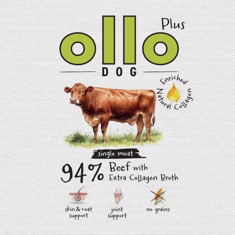 Ollo Plus Kolagen Beef 400 g koerakonserv