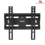 TV seinakinnitus MACLEAN MC-777 13-tolliste kuni 42-tolliste telerite jaoks, kuni 35 kg, VESA 75x75–200x200, metall, must