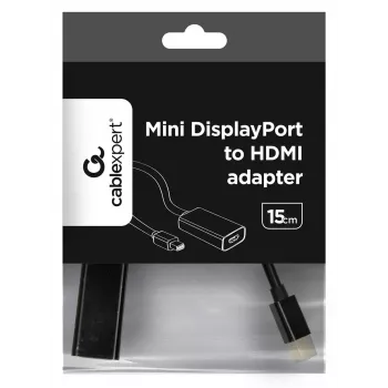 Gembird A-MDPM-HDMIF-02 videokaabli adapter Mini DisplayPort HDMI Type A (Standard) must