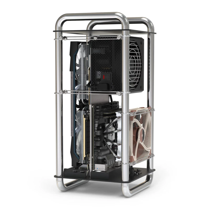 Arvutikorpus Streacom DA6 XL Mini-ITX korpus - Kroom