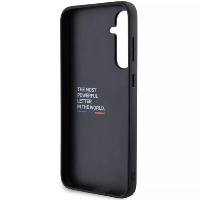 BMW | BMHCS23FE22NBCK | Tagakaas | Samsung | Galaxy S23 FE | Nahk Carbon | Must