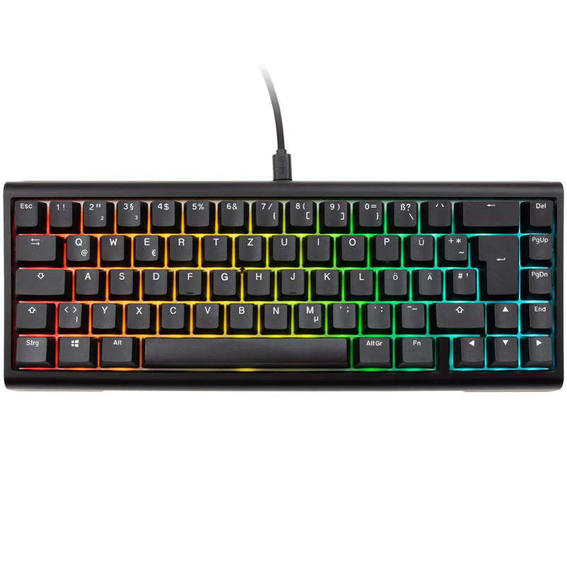 Ducky Tinker 65 klaviatuur Gaming USB QWERTY Must