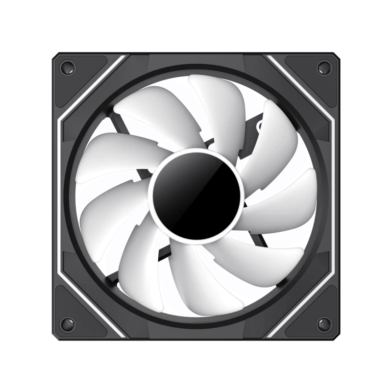 Gamemax | Korpusventilaator | FN12A-S8I | Must