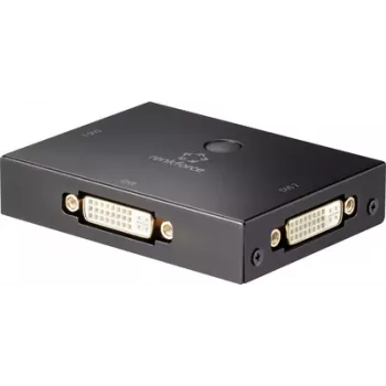 Renkforce RF-3795620 - DVI - 1920 x 1080 pikslit - must - metallist - 60 Hz - 165 MHz (RF-3795620)