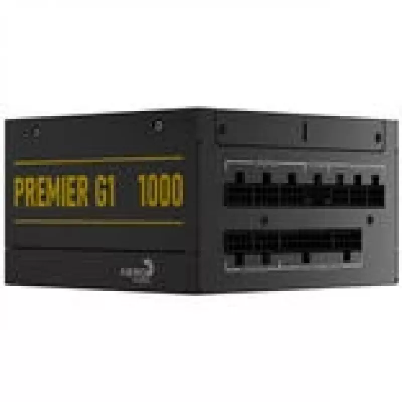 Aerocool Premier G1 80 PLUS Gold toiteplokk, PCIe 5.1, ATX 3.1 - 1000 W, must