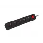 Pikendusjuhe Lanberg PS1-05E-0300-BK 3 m 5 pistikupesa Siseruumides Valge