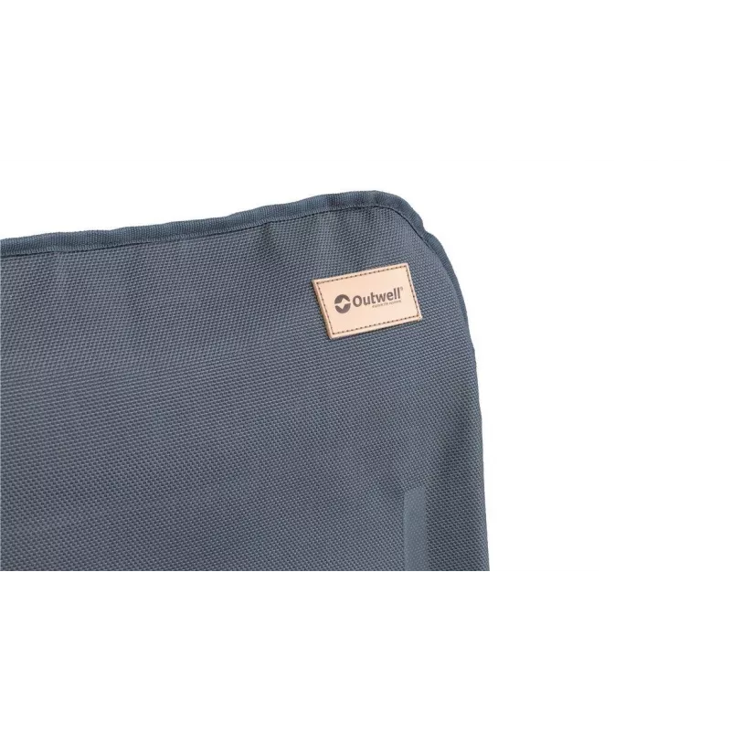 Matkatool Outwell Cromer — kahe jalaga kokkupandav tool, max koormus 120 kg, kaal 5,4 kg, sinine