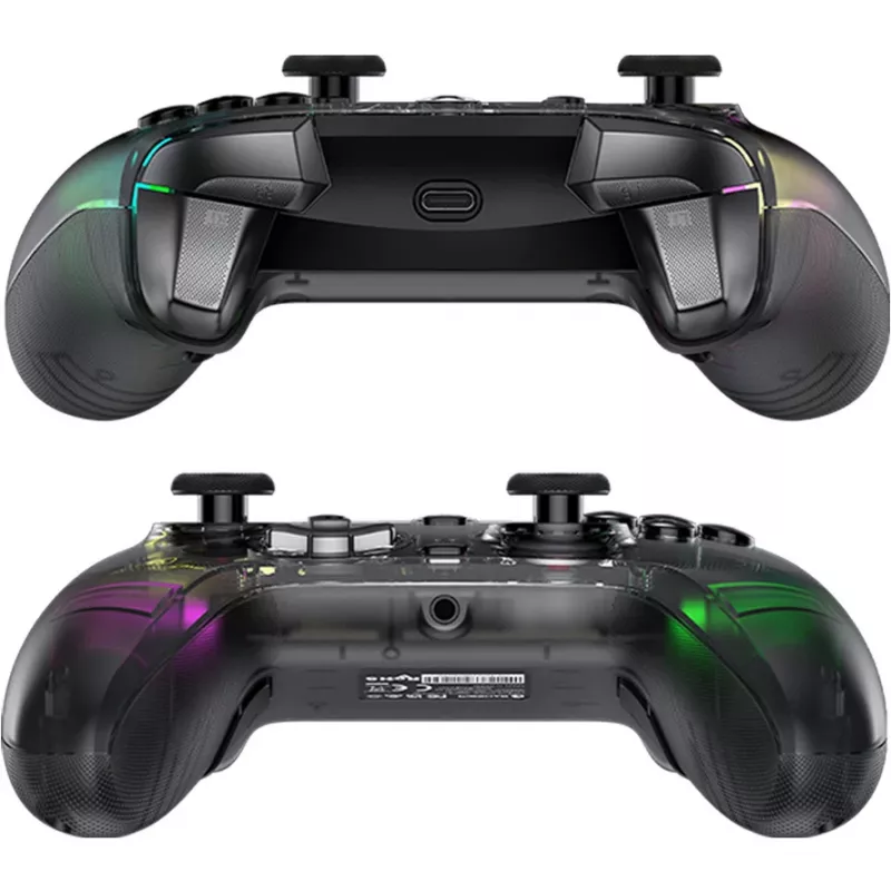GameSir mängupult Kaleid must läbipaistev juhtmega USB USB-C Xbox One / Xbox Series X / Series S jaoks, 3 m kaabel