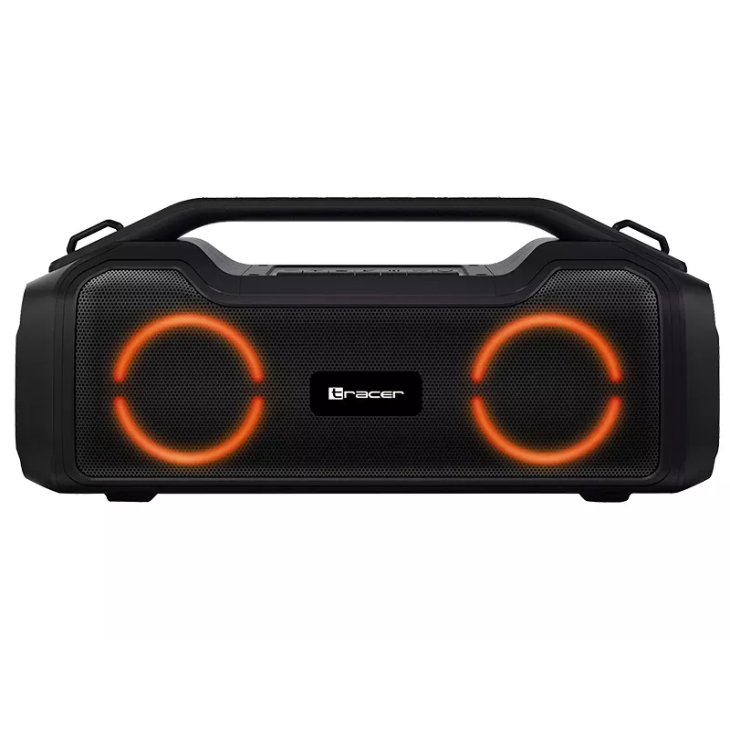 Stereo portable speaker TRACER BigBoy TWS Bluetooth 40W RMS, Bluetooth 5.3, 12h battery, Must