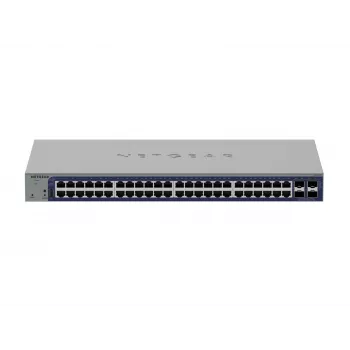 Hallatav Gigabit Etherneti kommutaator Netgear GS752TX, 48x RJ-45 10/100/1000, 10G tugi, 1U raam, hall
