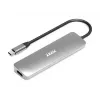 Liidesejaotur Port Designs 900162 USB USB-C — USB USB-C väljund, 3840x2160@60Hz, 20V/5A sisend, 117×34×13 mm, hõbedane