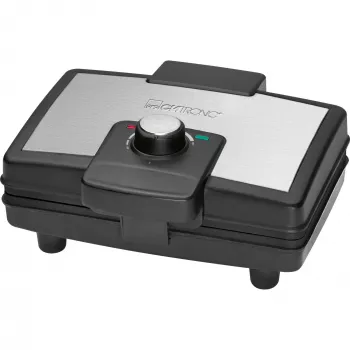 Clatronic WA 3606 vahvliküpsetaja 2 vahvlit Must, roostevaba teras 800 W